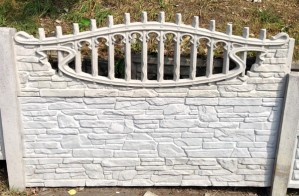 Забор бетонний “Карпатський камінь” та “Нова решітка”